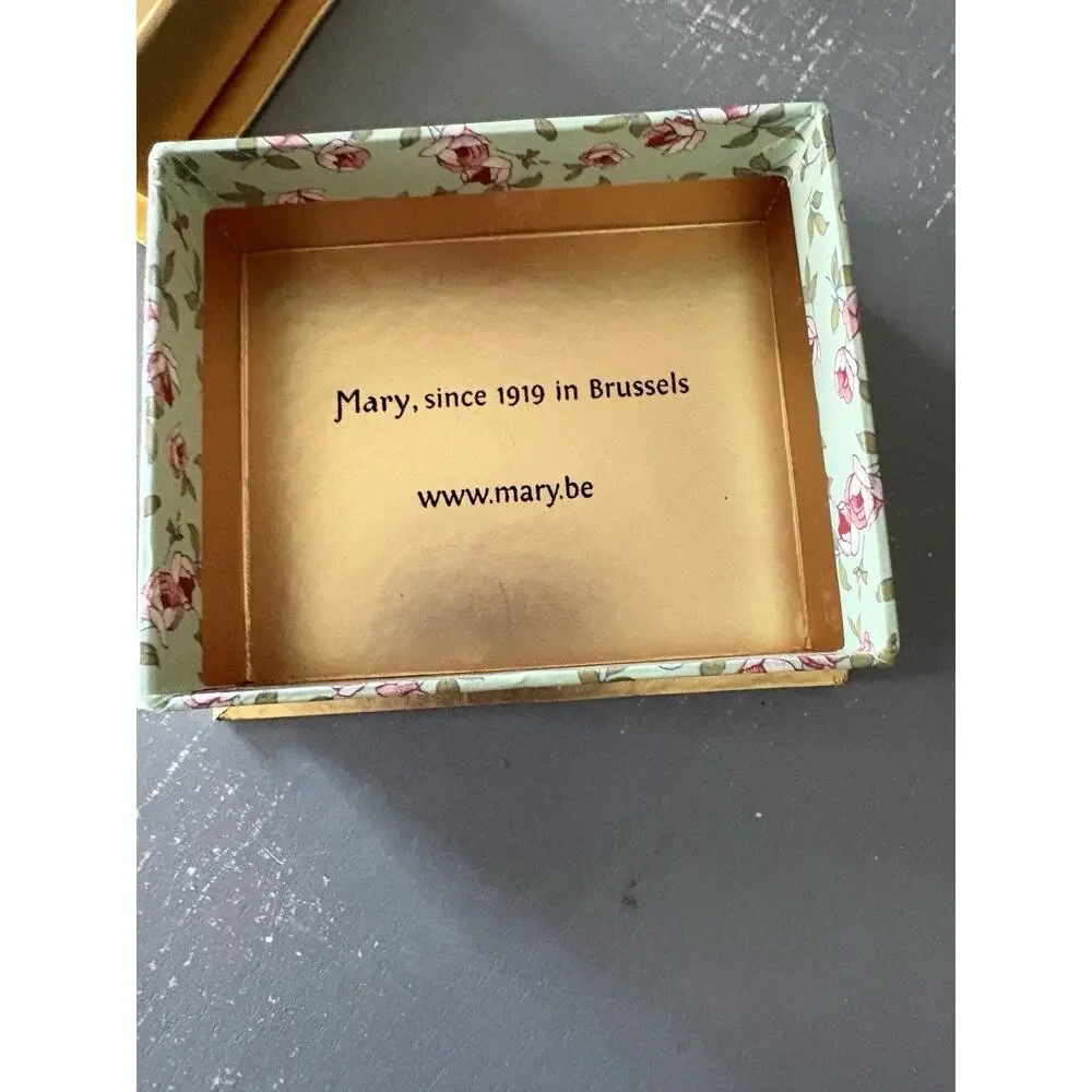 Mary Brussels Floral Gift Box Empty Chocolate Box Jewelry Keepsake
